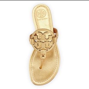 Tory Burch Gold Miller Sandal